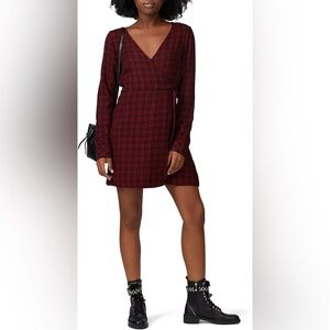 Sanctuary Checkered Long Sleeve Dress
